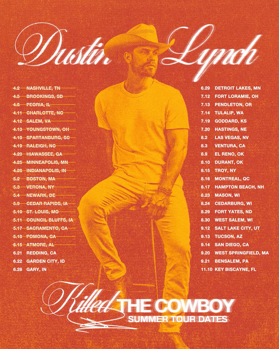 dustinlynch's tweet image. Summer 2024, let’s get it!! Where am I seeing y’all at?