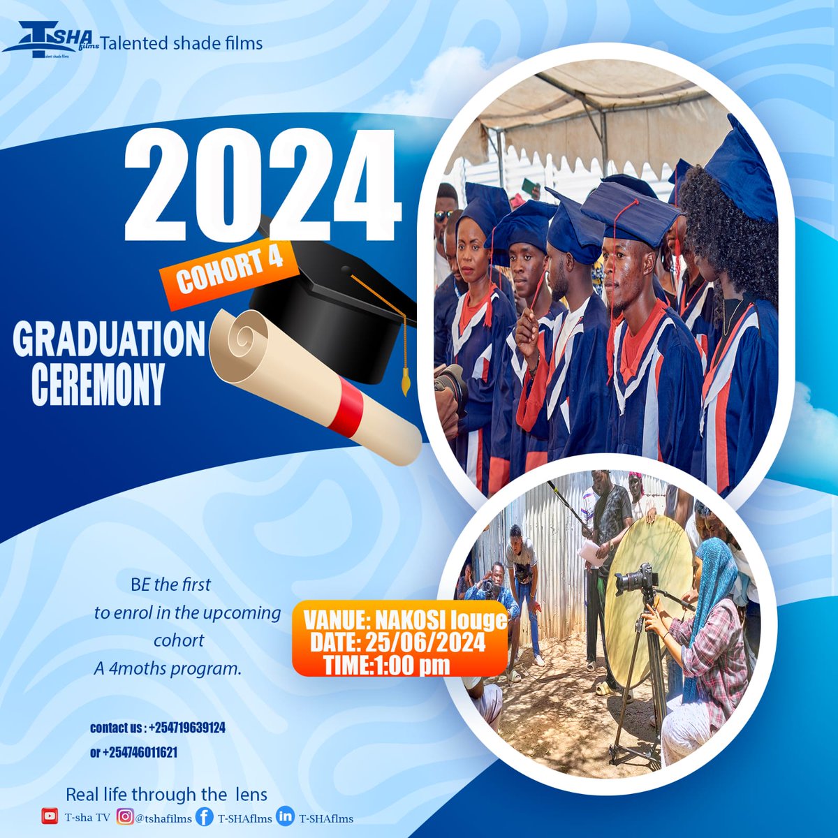 Join us as we celebrate this remarkable #graduation event, honoring the hard work and dedication that has led graduates from the #refugee community to embrace their #professional journey within the #film industry.
#film #video #Production