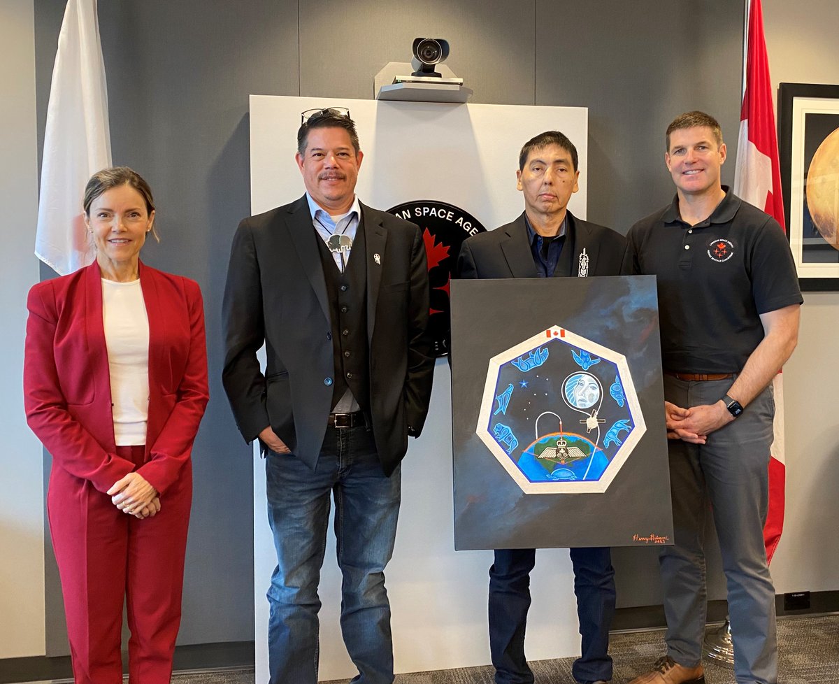 Canadian Space Agency (@csa_asc) on Twitter photo For over 10 years, Indigenous Elders and Knowledge Keepers have blessed <a href="/Astro_Jeremy/">Jeremy R. Hansen</a> with knowledge and teachings that he carries with him as he prepares for the #Artemis II mission to the Moon. #NIHM2024 About Jeremy’s mission patch: asc-csa.gc.ca/eng/missions/a… For over 10 years, Indigenous Elders and Knowledge Keepers have blessed <a href="/Astro_Jeremy/">Jeremy R. Hansen</a> with knowledge and teachings that he carries with him as he prepares for the #Artemis II mission to the Moon. #NIHM2024 About Jeremy’s mission patch: asc-csa.gc.ca/eng/missions/a…