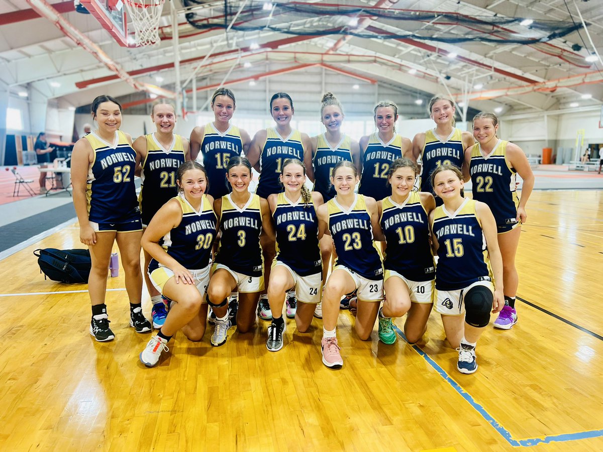 NHSGirlsHoops's tweet photo. Unbelievable showing by the Lady Knights at the University of Findlay team camp!!!

Varsity - Varsity Gold Bracket Champs
JV - JV Gold Bracket Co-Champs
Freshman - JV Gold Bracket Co-Champs
8th Grade - JV Silver Bracket Champs! 

Be proud of these girls Norwell Nation! https://t.co/9jrShtgco8