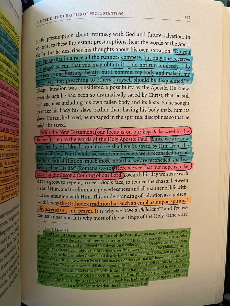 archisoteric's tweet photo. Fr. Josiah Trenham’s book Rock &amp; Sand has brought many out of Protestantism and into the Orthodox Church. This chapter covers Prot Soteriology and why the Orthodox Church rejects modern things like PSA… our theology is so much deeper than that reductive slop. https://t.co/k9Fr89zvfP