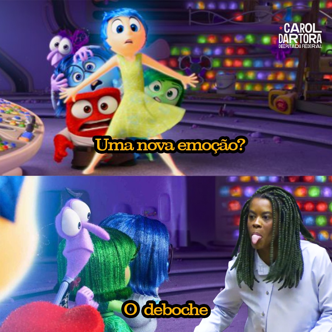 É tanta coisa absurda que a gente ouve, que só o deboche pra salvar! 😅🤪👅, image size:1080x1080