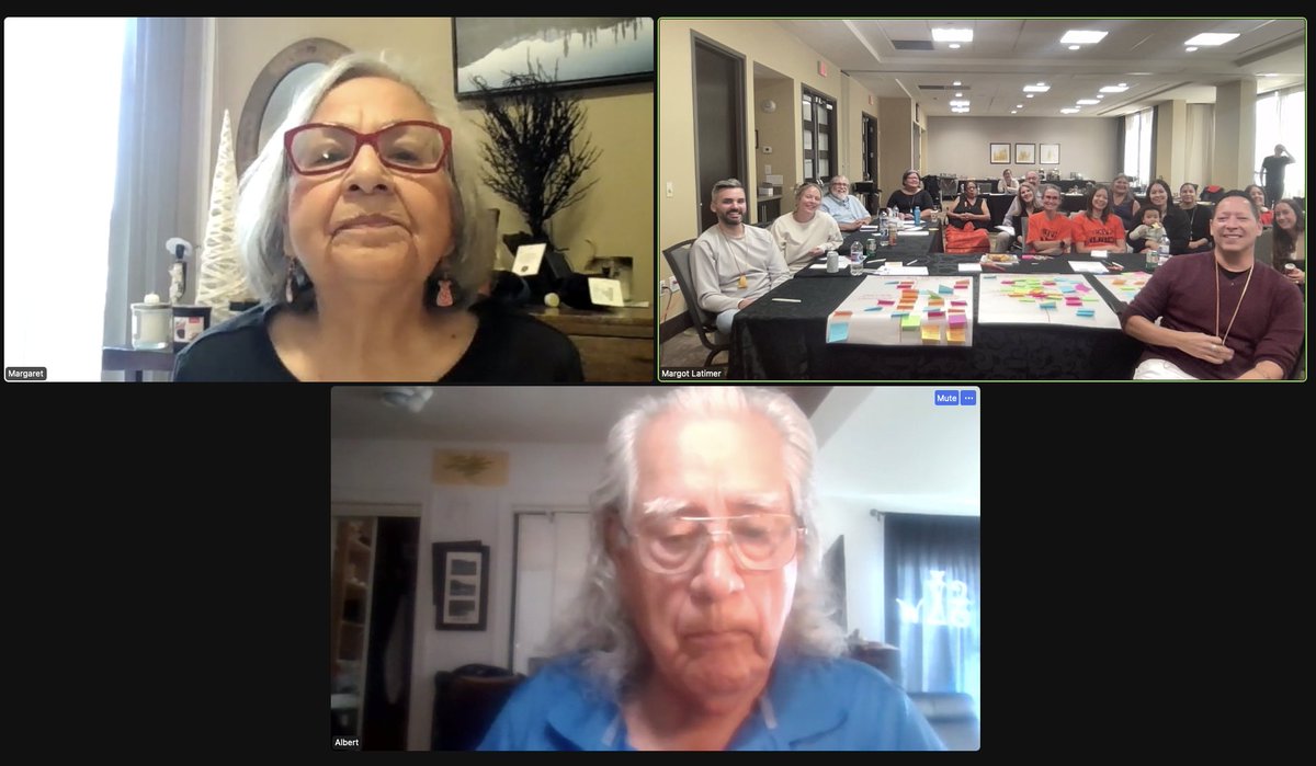 We were fortunate to have the wisdom and guidance of Elders Margaret Lavallee and Albert Marshall.