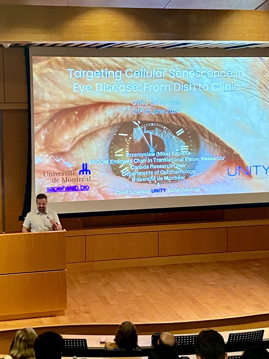 NYU CVRC (@nyulhcvrc) on Twitter photo Amazing talk from Mike Sapieha <a href="/psapieha/">The Sapieha Lab</a> on translational strategies for targeting cellular senescence in vascular disease @nyulhCVRC Annual Symposium. Amazing talk from Mike Sapieha <a href="/psapieha/">The Sapieha Lab</a> on translational strategies for targeting cellular senescence in vascular disease @nyulhCVRC Annual Symposium.