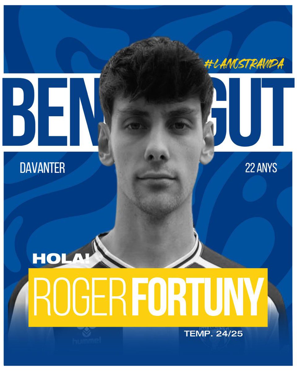 ✅ 𝗕𝗘𝗡𝗩𝗜𝗡𝗚𝗨𝗧 💙💛

➡️ Roger Fortuny completarà la línia d'atac del degà.

🔥 El davanter ha jugat les dues últimes temporades a l'Escala tant a 1a cat, com a tercera divisió.

👊💙𝗦𝗢𝗠-𝗛𝗜 𝗣𝗔𝗟𝗔𝗠Ó𝗦!
#SocDelPalamósCF 💙💛
#LligaElit #futbolcat #futcat