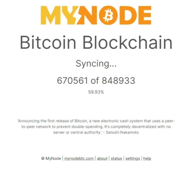 TheDarkDeimos's tweet image. Syncing in progress...
#mynode #BITCOIN