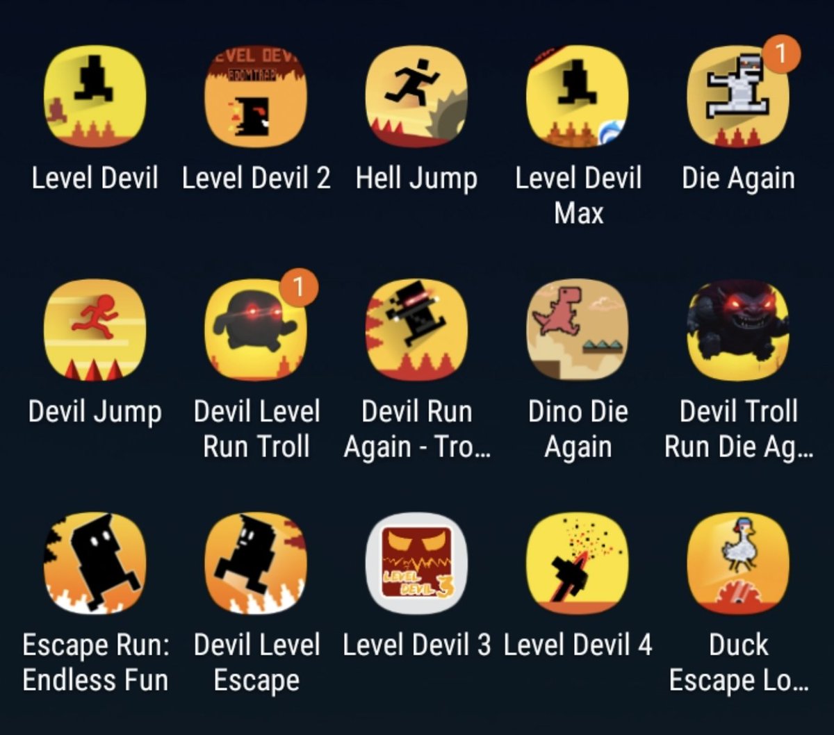 Unept's tweet image. I&apos;m flattered, I guess...

#LevelDevil #Thisisnotallofthem #gamedev #indiedev #android #ios