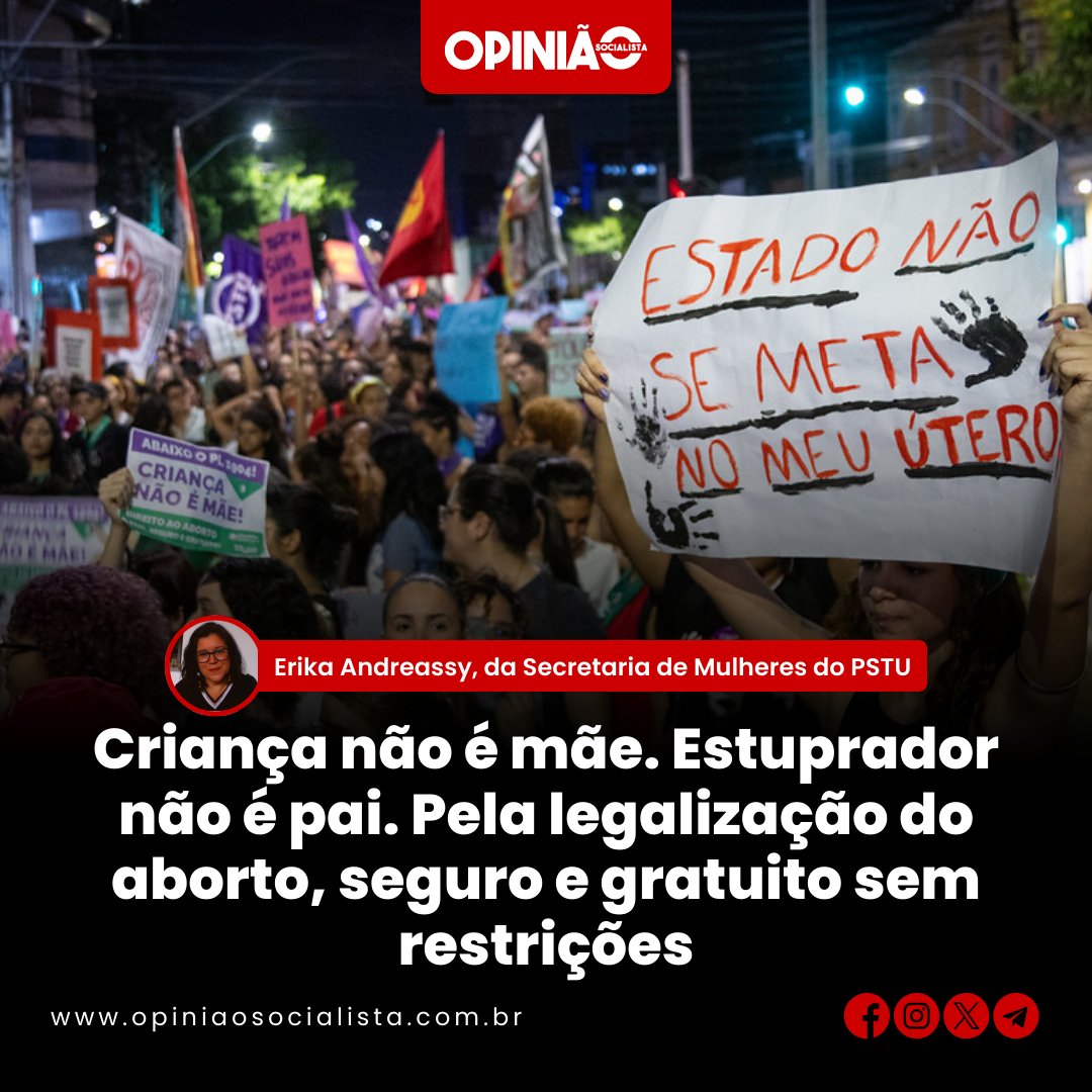 opsocialista's tweet photo. COLUNA | Não se trata somente de um retrocesso na legislação, mas da total conivência com a situação de violência que inúmeras meninas e mulheres brasileiras são submetidas quotidianamente

Leia https://t.co/7Cy9wW0erk https://t.co/3m1OIDJHQ6