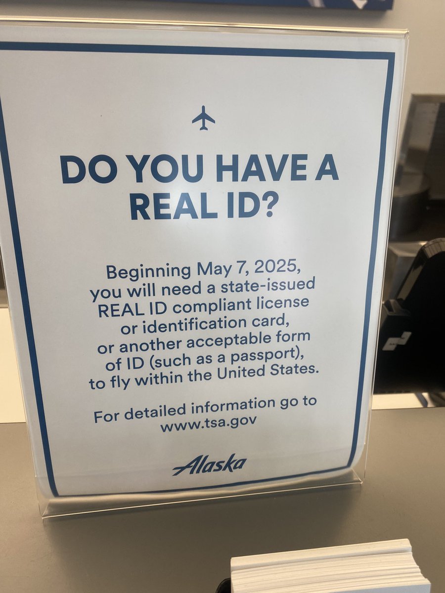 golfdinosaurrr's tweet photo. @Bubblebathgirl Even AK Air gets it, but CA Legislature doesn’t. #ReadID @AlaskaAir https://t.co/RyMSTsDg4Y