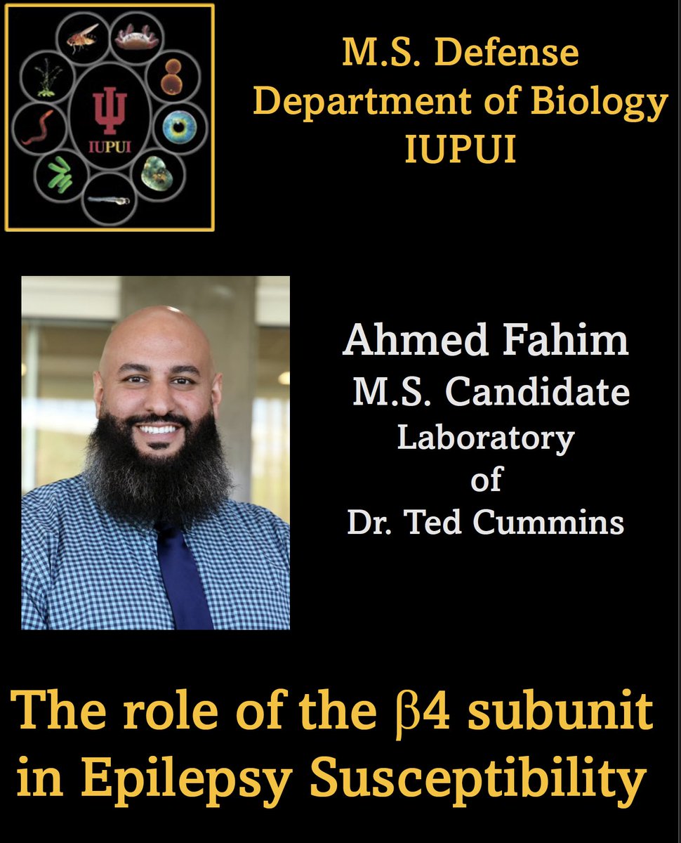 Congratulations Ahmed on your successful MS thesis defense! This is just the beginning of a long and exciting career in #biology!