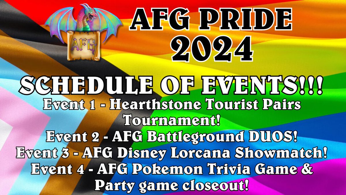AFlightGaming's tweet image. AFG's BIGGEST initiative yet is LIVE! Join the AFG PRIDE 2024 fundraiser event now to end of June for streams, tournaments, games, giveaways, prizes, and fun to raise money for @TrevorProject 

Goal is $1000 and AFG will match up to $800!! Find more tiltify.com/@amber-flight-…