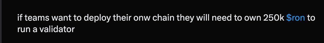 EveryvillianI's tweet photo. @notsoeasymoney Definitely not the same as Subnets, especially after ACP-77. 

$500k to deploy your own network is wild. https://t.co/YOFNG3XmYS