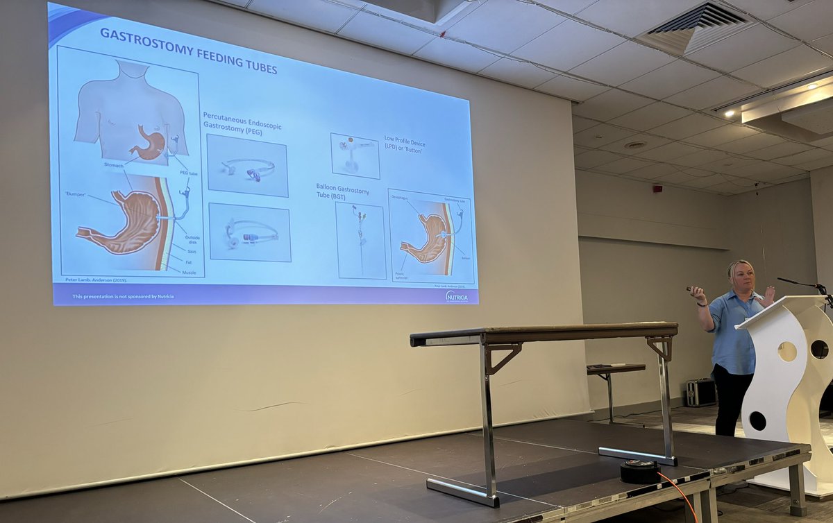 Fantastic end to the #NNNG24 conference with <a href="/SophieSue12/">Sophie Sue</a> presenting ‘The Evaluation of Community Nurse-Led Traumatic Tube Displacement’ <a href="/NNNGUK/">NNNG</a>  <a href="/NutriciaHCPUK/">Nutricia HCP UK</a> <a href="/BAPENUK/">BAPEN UK</a>