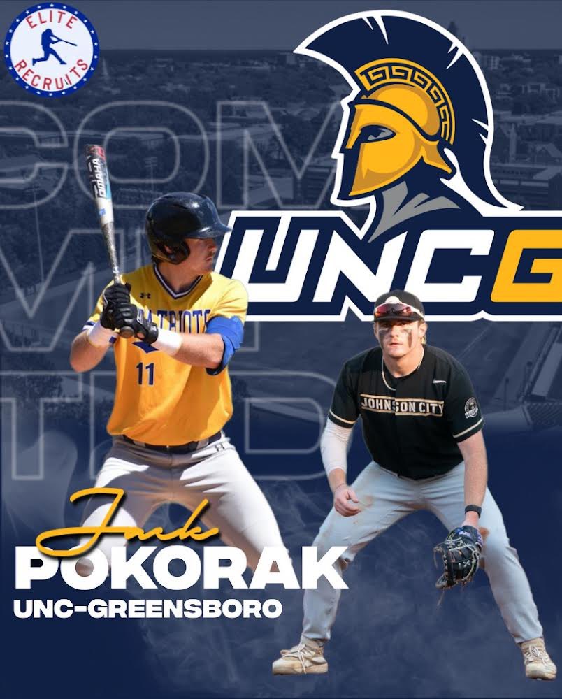Another quality young man that bet on himself and is now headed back to the D1 level 

Congratulations to Jack Pokorak on his commitment to <a href="/UNCGBaseball/">UNCG Baseball</a> 

Jack had an outstanding season for <a href="/PHCC_Baseball/">P&HCC Baseball</a>

We look forward to seeing your continued success <a href="/pokorak11/">Jack_Pokorak11</a>