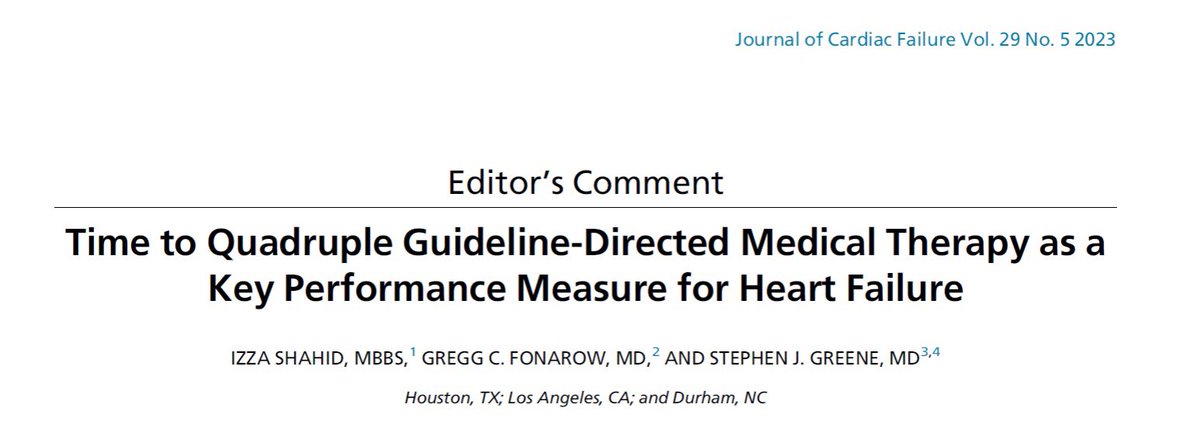 Gregg Fonarow MD (@gcfmd) on Twitter photo <a href="/naviyd/">Naveed Rajper MD</a> Every clinician and health system caring for patients with HF should be tracking and volunteer reporting their “Time to Quadruple GDMT” performance measure
<a href="/SJGreene_md/">Steve Greene</a> <a href="/boback/">Boback Ziaeian 🤦🏻♂️</a> <a href="/texhern/">Adrian “WE NEED RCTS!” Hernandez</a> <a href="/NMHheartdoc/">Clyde Yancy, MD, MSc</a> <a href="/AndrewJSauer/">Andrew J Sauer MD</a> <a href="/HeartDocSadiya/">Sadiya Khan</a> <a href="/BiykemB/">BiykemBozkurt</a>
doi.org/10.1016/j.card…
<a href="/JCardFail/">Journal of Cardiac Failure</a> <a href="/naviyd/">Naveed Rajper MD</a> Every clinician and health system caring for patients with HF should be tracking and volunteer reporting their “Time to Quadruple GDMT” performance measure
<a href="/SJGreene_md/">Steve Greene</a> <a href="/boback/">Boback Ziaeian 🤦🏻♂️</a> <a href="/texhern/">Adrian “WE NEED RCTS!” Hernandez</a> <a href="/NMHheartdoc/">Clyde Yancy, MD, MSc</a> <a href="/AndrewJSauer/">Andrew J Sauer MD</a> <a href="/HeartDocSadiya/">Sadiya Khan</a> <a href="/BiykemB/">BiykemBozkurt</a>
doi.org/10.1016/j.card…
<a href="/JCardFail/">Journal of Cardiac Failure</a>
