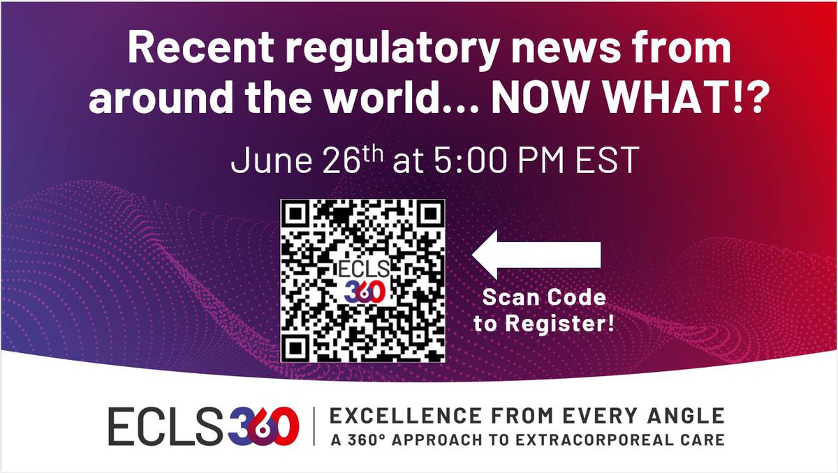 Just a few days out from our interactive expert webinar featuring Drs <a href="/HeidiDalton26/">Heidi J Dalton MD</a> and Greg Schears and the perfusion experts at CCS!   Submit questions ahead of time or put them in the chat. Over 100 registered!

register.gotowebinar.com/register/66921…

#ECMO #ECLS #ICU #neotwitter #PedsICU