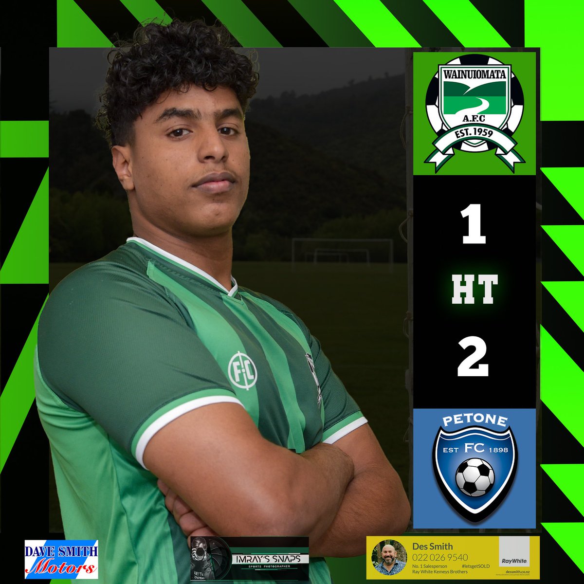 WainuiomataAfc's tweet image. Our reserves are narrowly behind at the break 

#CAP4