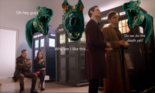 brainfogdiva's tweet photo. Sutekh during the 50th Anniversary Special #doctorwhospoilers #DoctorWho https://t.co/Dr18QZYUTR