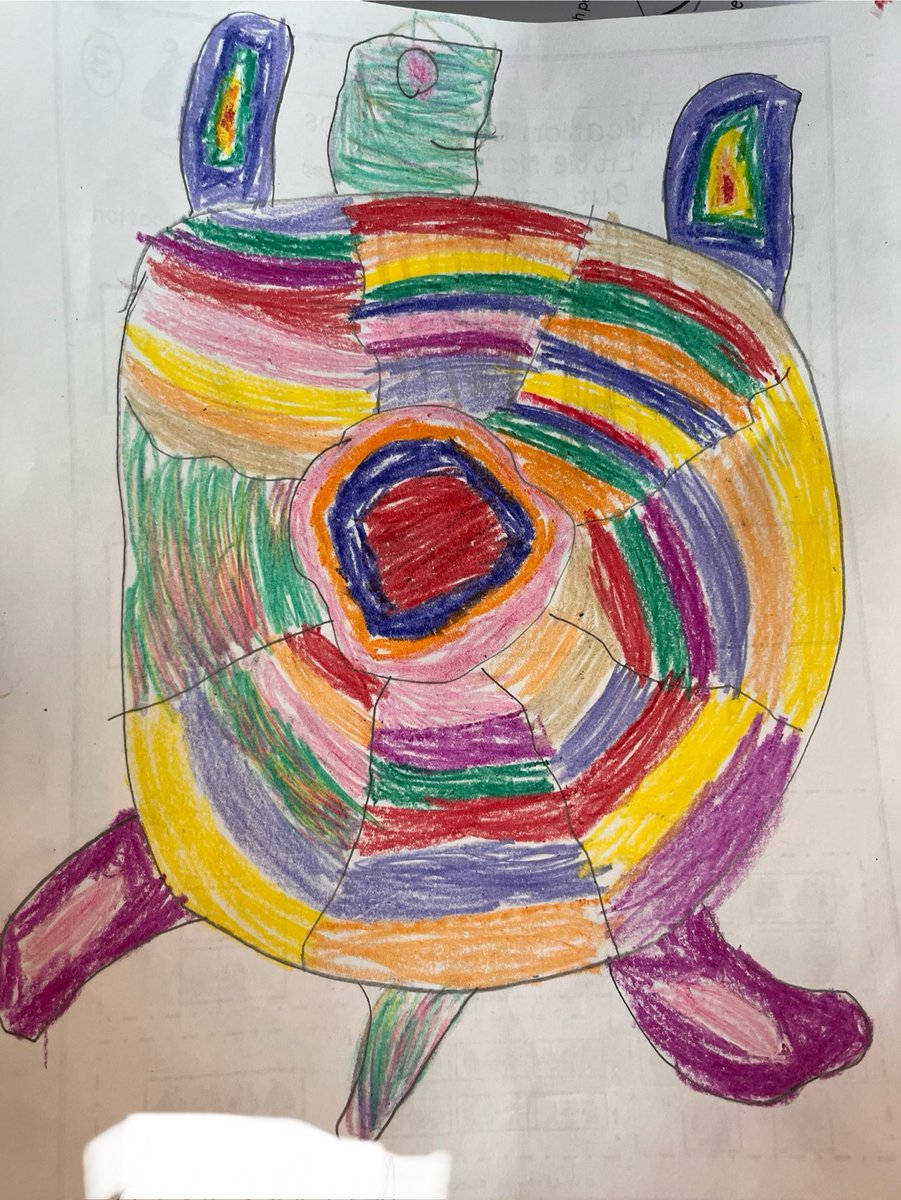 Today we learned the story of Turtle Island to honour National Indigenous Peoples Day. The children were fascinated to explore the idea that North America is shaped like a turtle.