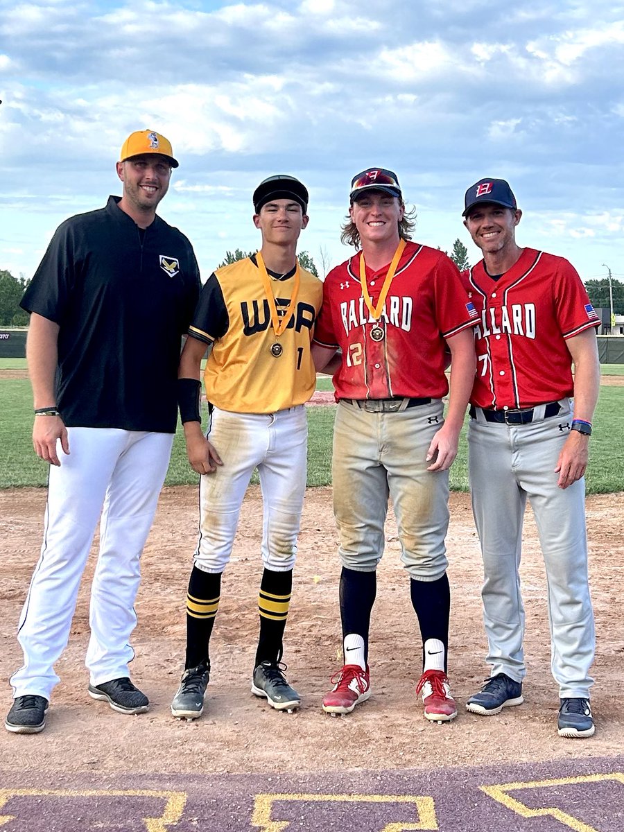 Game #4 final @ Ankeny

Ballard -15  Waverly-Shell Rock - 2

MVP’s
Waverly- Shell Rock- Ayden Hoffert
Ballard- Eli Rouse
