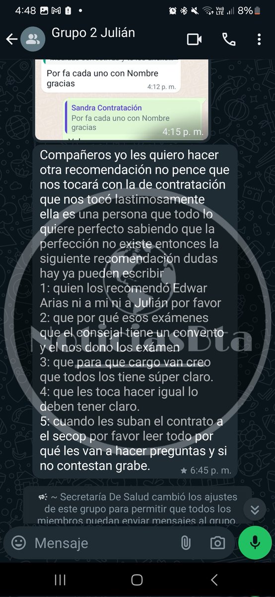 NoticiasBta's tweet photo. #Atencion| Hombre Ofrecía Contratos en Secretaría de Salud Usando Nombre de Concejal.

Un sujeto, que se hace pasar por un funcionario de la Secretaria De Salud con "influencias", asegura tener contacto con el concejal Edward Arias (@EdwardArias_).

#LoUltimo #Urgente #Bogota https://t.co/ZYWSbXvlOD