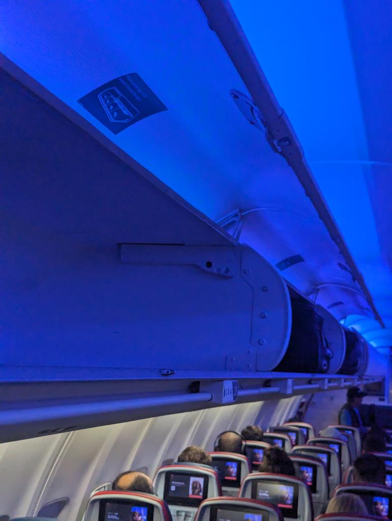 bysarahmeg's tweet photo. @Delta why are your gate agents literally tagging my carry-on at the gate (WHILE IT'S STILL IN MY HAND) and forcing me to check it saying the cabin is full when I walk on and there's tons of open space? (also the flight was maybe 85% capacity so why the forcefullness?) https://t.co/tlqbBEoJ2a