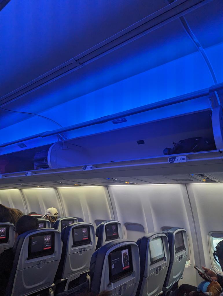 bysarahmeg's tweet photo. @Delta why are your gate agents literally tagging my carry-on at the gate (WHILE IT'S STILL IN MY HAND) and forcing me to check it saying the cabin is full when I walk on and there's tons of open space? (also the flight was maybe 85% capacity so why the forcefullness?) https://t.co/tlqbBEoJ2a