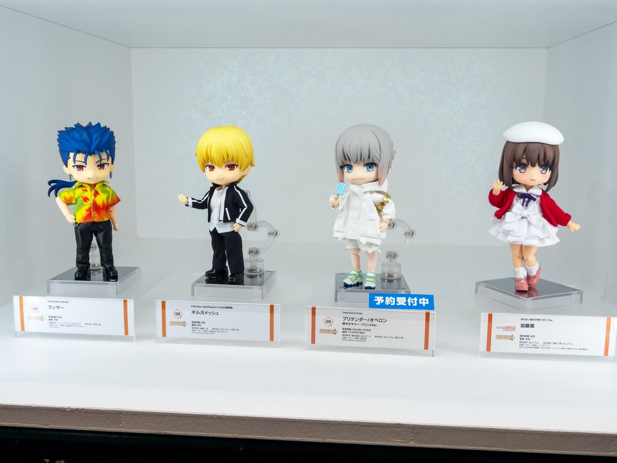 こちらはねんどろいどどーるランサーのデコマス。
こちらにもビックリしました…！
名義はホロアタになってました。
これはアーチャーも来ますよフォロワーさん方！
（この並びで加藤恵ちゃんがなぜかそこに…ｗ）#スマフェス