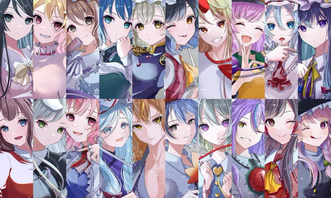 毎日毎日見て下さり本当に本当にありがとうございました!!!#Prsk_FA  #東方コラボ 