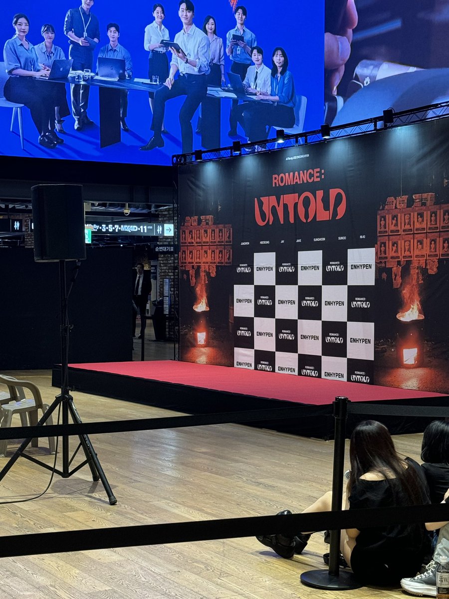 enhypenupdates's tweet photo. [PHOTO] 240622

ENGENEs have started to enter the venue for ‘UNTOLD Concept Cinema’ media photo call and claiming of tickets for the premiere has begun!

A poster, a photocard, and a coupon for popcorn and drinks are being given out along with the premiere ticket.

• 12PM KST - Media Photo Call
• 1PM KST - ‘UNTOLD Concept Cinema’ Screening
• 12AM KST - ‘UNTOLD Concept Cinema’ Release

@ENHYPEN_members @ENHYPEN #ENHYPEN #엔하이픈