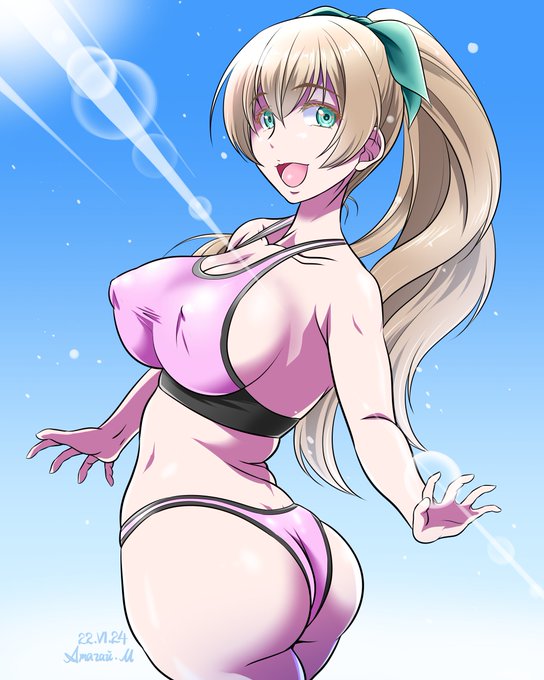 クマノンノン(silly)
#めちゃくちゃ暑いから水着の絵でTLを埋めよう 