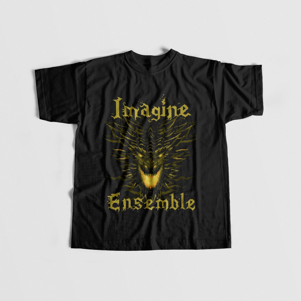 ImagineEnsemble's tweet photo. Hello, Imaginers!
Check out 1 of our cool t-shirts:
"Fire Dragon: Skaldronis"

Purchase links available on our website:
https://t.co/QEPrMAnqsG

#music #tunecore @tunecore #merch #merchdesign #tshirt #orchestra #epicmusic #printondemand #dragon #fantasy #illustration #pixelart https://t.co/3UvpOczJIx