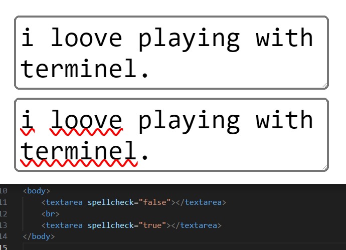 realtauseed's tweet image. 💻 HTML Tip:
Use the `spellcheck` attribute to enable spell-checking on text inputs and textareas! 📝
i.e:
`&lt;textarea spellcheck="true"&gt;&lt;/textarea&gt;
Help users catch those pesky typos and improve overall form accuracy!
#HTML5Tips #WebDevelopment