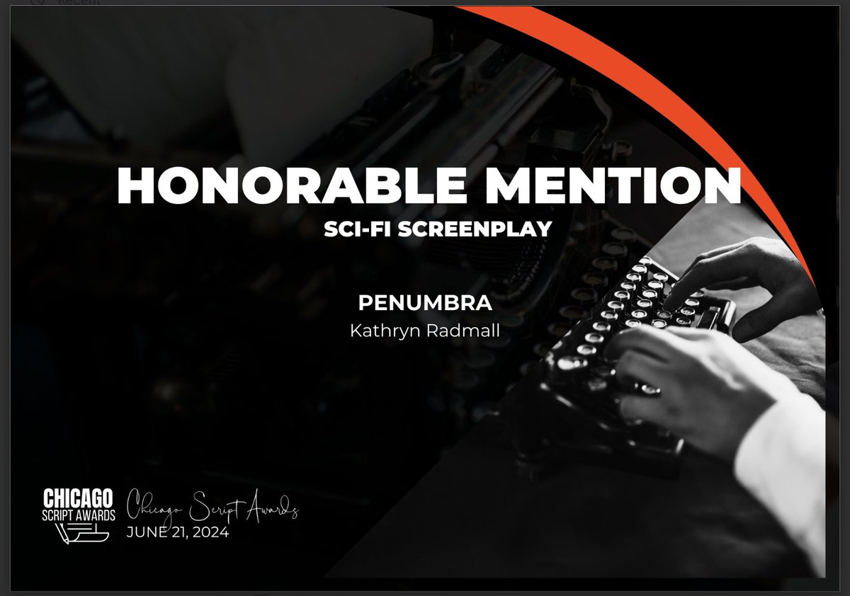 KTGrace2014's tweet image. 🙏🥰 #chicagoscriptawards #tvpilotscript #writingcommunity 🧑🏻‍🚀👩‍🚀👩🏼‍💻🌎