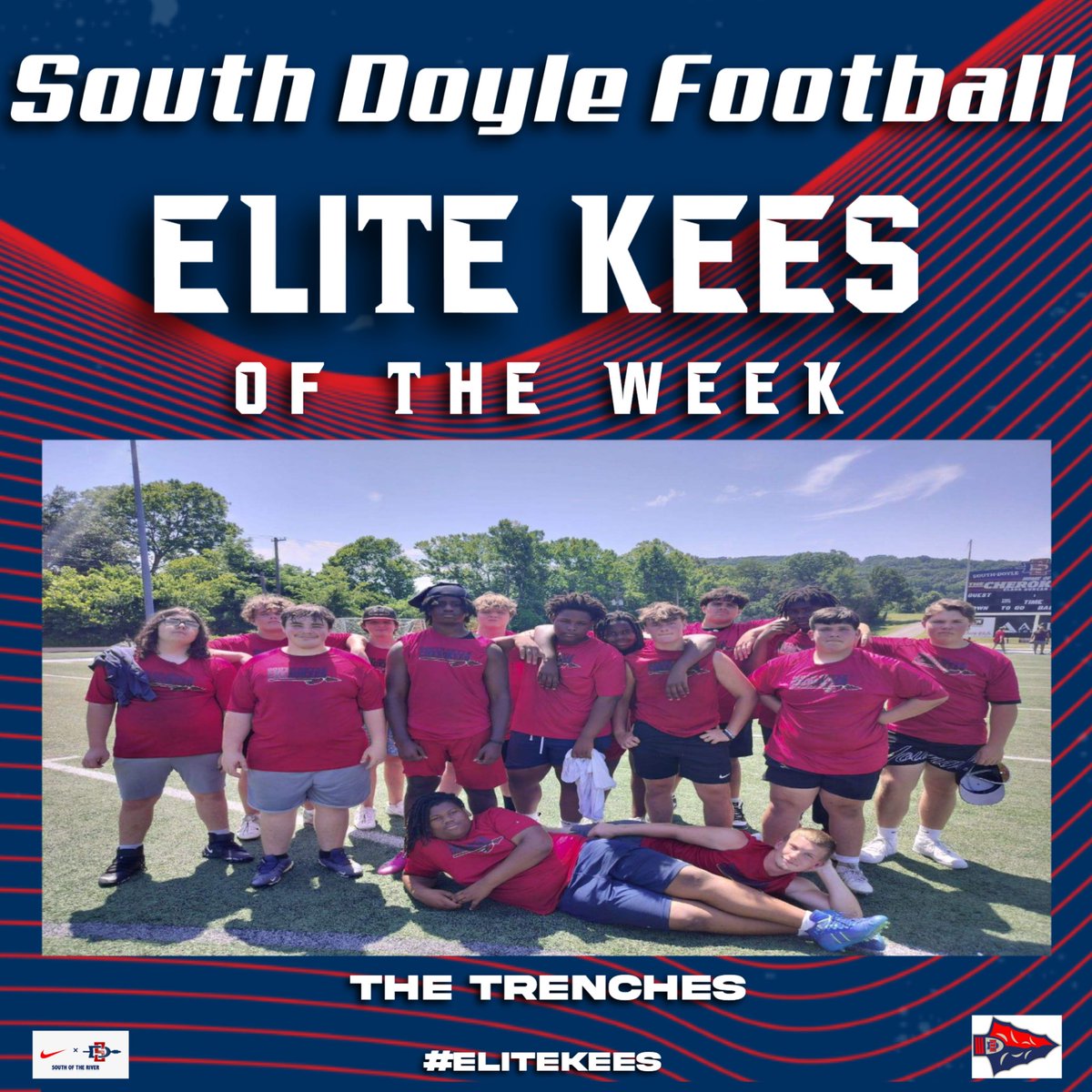Elite Kees of the Week: The Trenches! These guys don’t always get the credit or the glory but they are the heartbeat of our TEAM! Enjoy the next two weeks, it was earned! #GoKees
