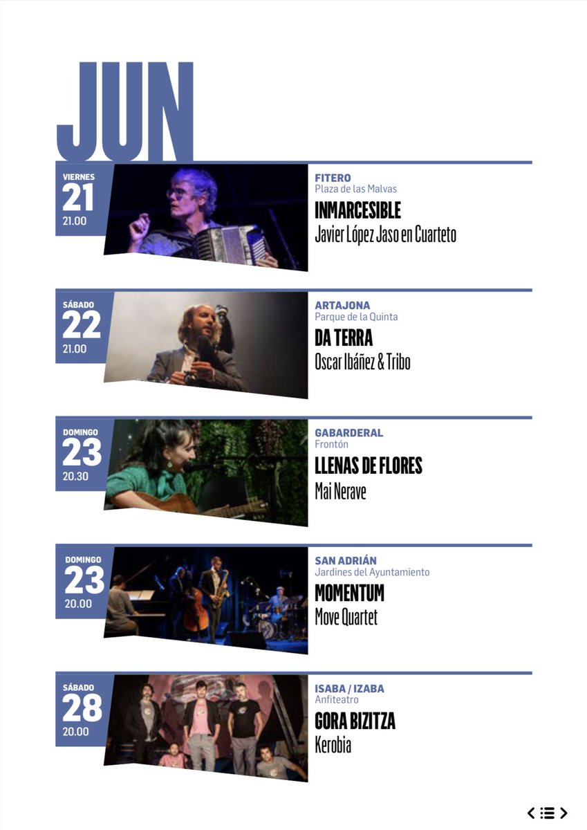 Oscar Ibáñez (@ibanezoficial) on Twitter photo 22/6/24 21 h #PlazadelaQuinta #Artajona #Navarra
#OSCARIBAÑEZTRIBO + #IñigoAguerri
#Kultur <a href="/gob_na/">Gobierno de Navarra</a> #Galicia #Xira #TRIBAL #20Aniversario #Concerto #Musica #Galega #Galego #Folk #Raiz #Enxebre #DeNoso #DoPais #Tradicional #Trad #Celta #Celtic #Noroeste #Atlantico #Gaita #Gaiteiro 22/6/24 21 h #PlazadelaQuinta #Artajona #Navarra
#OSCARIBAÑEZTRIBO + #IñigoAguerri
#Kultur <a href="/gob_na/">Gobierno de Navarra</a> #Galicia #Xira #TRIBAL #20Aniversario #Concerto #Musica #Galega #Galego #Folk #Raiz #Enxebre #DeNoso #DoPais #Tradicional #Trad #Celta #Celtic #Noroeste #Atlantico #Gaita #Gaiteiro
