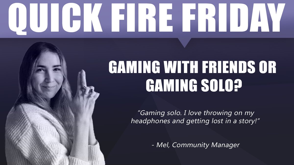 It's Quick Fire Friday time!! 🔥 What kind of gamer are YOU? 👇