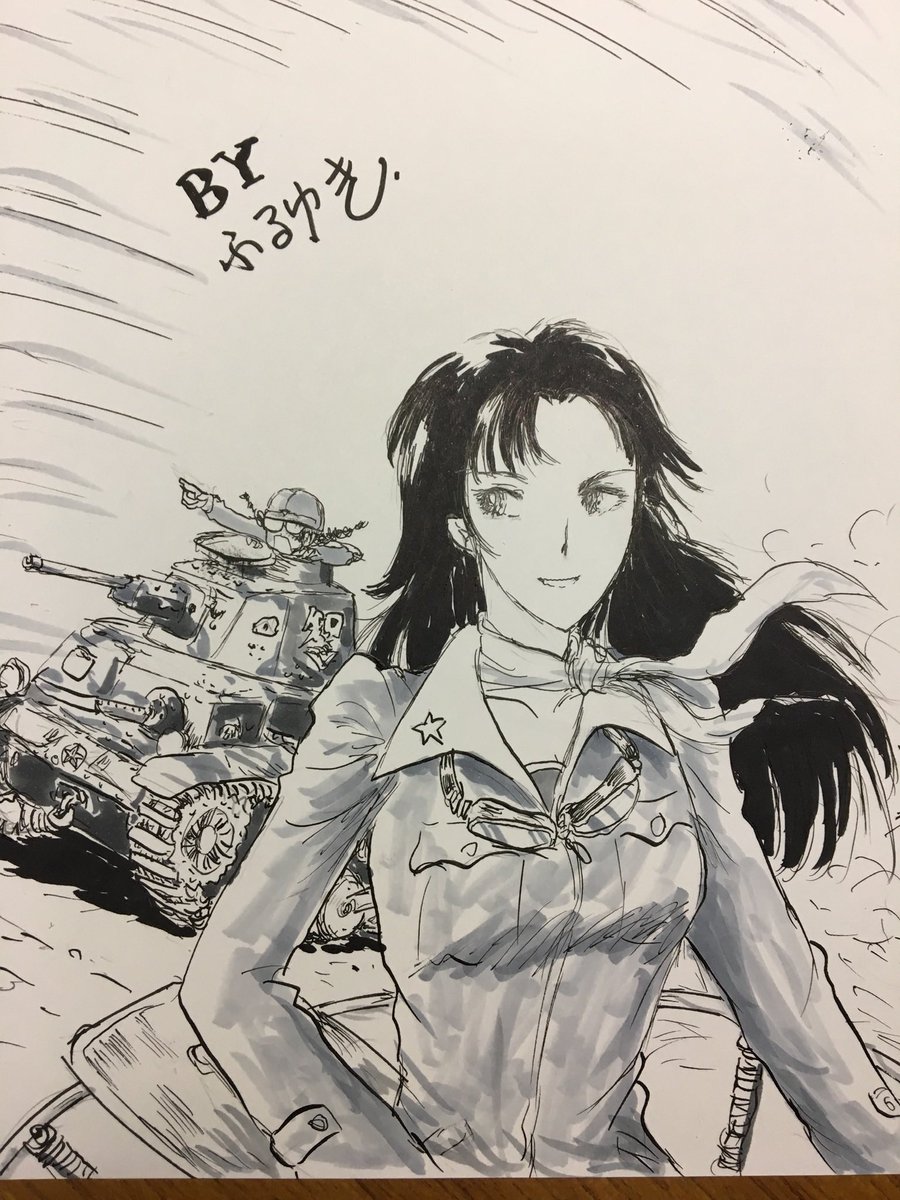 #国産戦車の日
遅れたけどガルパンキャラで国産戦車が大集合であります〜。 