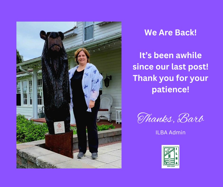 LogBuildersILBA's tweet image. We Are Back!
Say hello to my new friend ❤️
After a bustling May and June, we’re excited to reconnect with you! 
With the conference behind us, we've been busy with a survey, an election, the AGM, and helping the new Board of Directors settle into their volunteer roles. 
#ILBA