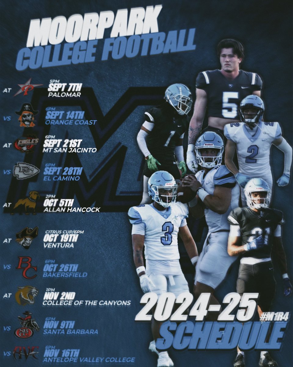 mcraidersfb's tweet photo. 🚨Updated Schedule with game times for the 2024 season🍿👀

#M1R4 #ParkBoyz https://t.co/dI1YsOs2v3