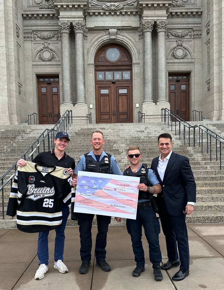 We’re proud to support &amp; donate to the Minneapolis Police Foundation that’s reestablishing a First Responders hockey team.  Growing the game while building community engagement &amp; restoring positive morale!  We’re honored to help buy new Gemini Athletic Wear custom jerseys.