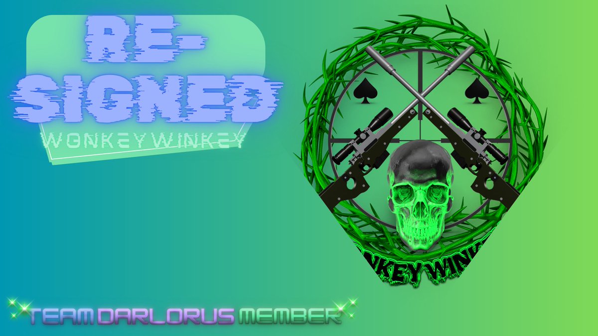 Team Darlorus Insta Re-Signing  "Wonkeywinkey" (MEMBER)  Check them out: kick.com/Wonkeywinkey
x.com/ChellDale
___________________________________________ #TeamDarlorus #PickKick