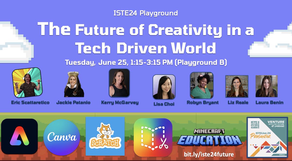 ereale23's tweet image. Can’t wait to get creative with these fine folks! Join me as we explore how to write #digcit stories using @canva Magic Write and customize our books in @BookCreatorApp. You don’t want to miss it! #ISTELive #ISTELive24 #ISTE24 #ISTE @ISTEofficial #ewsdlearns @EWSDTech