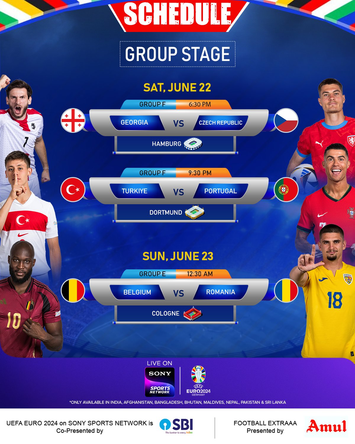 Lịch Thi Đấu EURO 2024