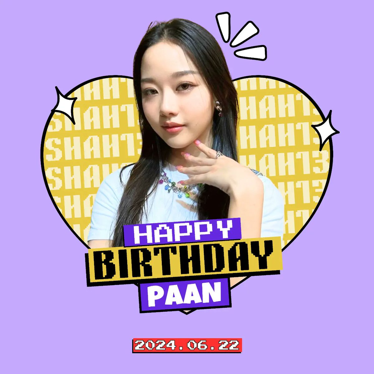 shah_13_'s tweet photo. [🥳] Happy Birthday to...

> Abin (Yang Jeonghee) | ICU
#HappyAbinDay 
#ICU #Abin

> Hello (Hwang Jimin) | Kandis
#HappyHelloDay
#Kandis #Hello

> Paan Mekmok | VVUP
#VVUP_PAAN_DAY
#VVUP #Paan

> Elyn Leong | Gen1es
#HappyElynDay
#Gen1es #Elyn https://t.co/sIuYC6T5Pm