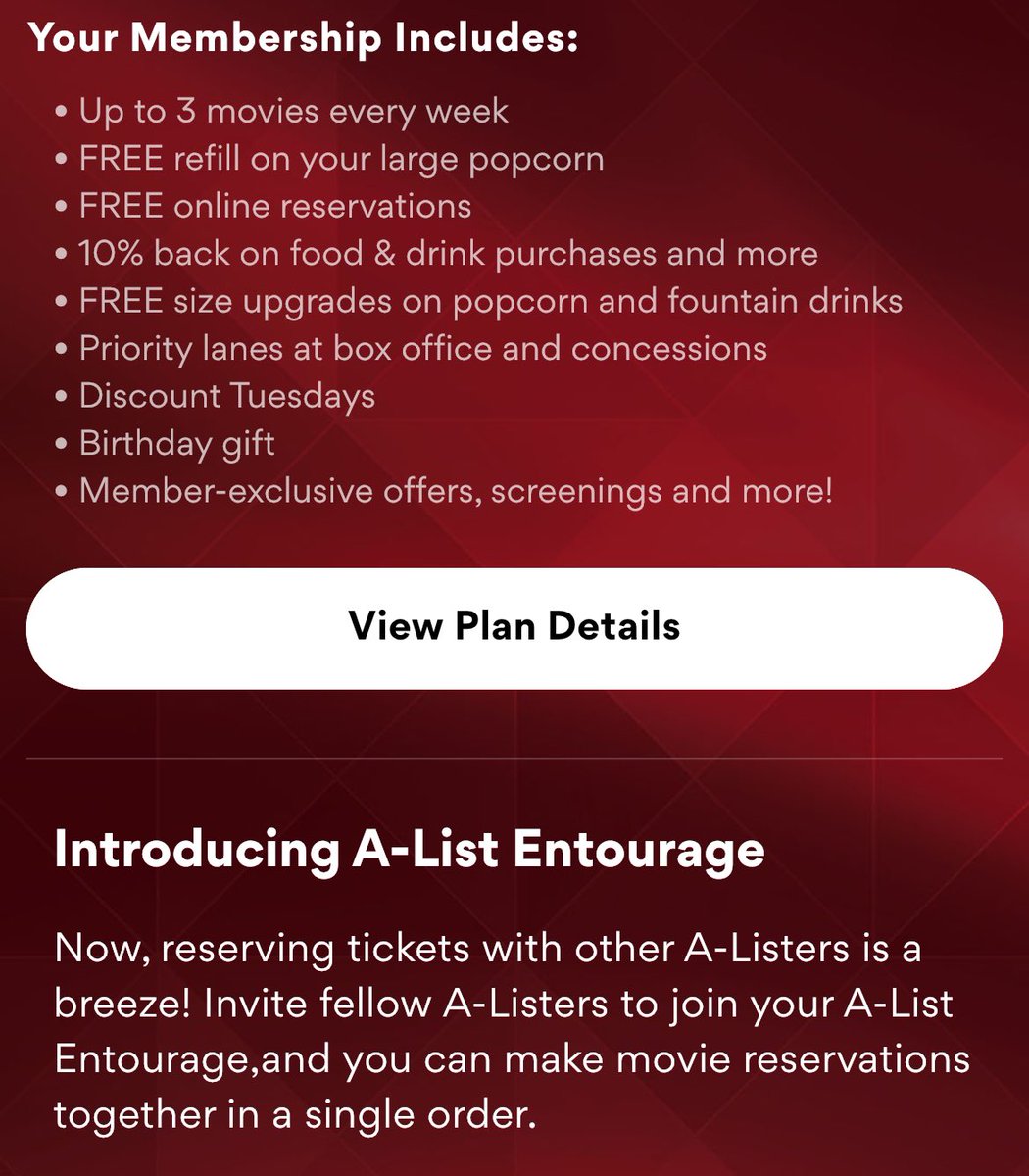 CallMeChristii's tweet image. Well, since I get all this with A-list, for &amp;lt;$25/month, I’m at @AMCTheatres every week!