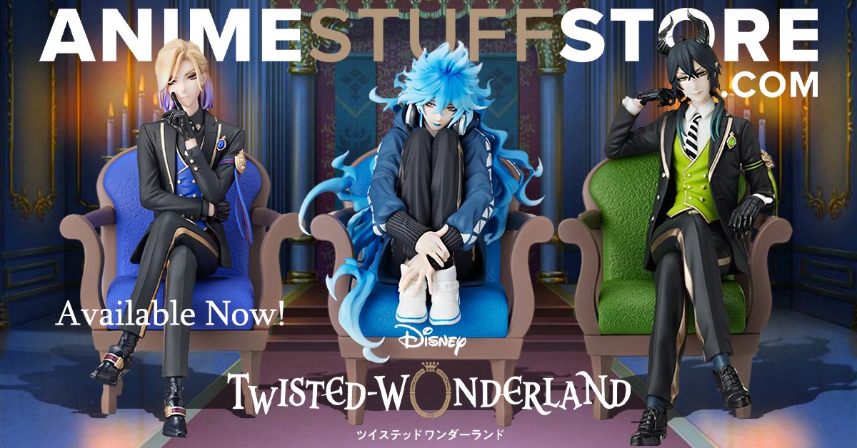 AnimeStuffStore's tweet photo. Class is now in session! 📝✨ 3 new Twisted Wonderland figures have just enrolled for summer classes here at AnimeStuffStore‼️ Drop in in person or visit us online at https://t.co/mp6V1BBNRR to bring home your favorites today! 💜 #AnimeStore #ChicagoAnimeStore https://t.co/SRhhD0JsRH