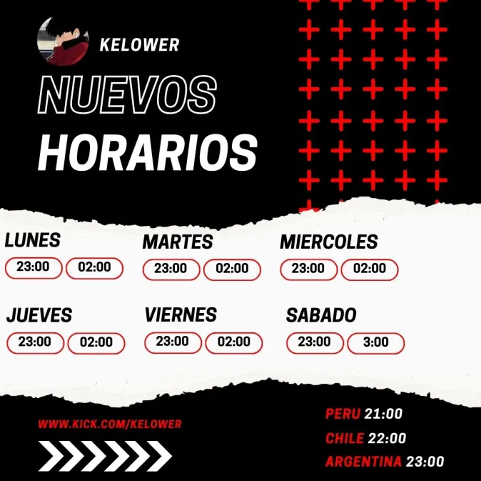 los que son buenos, organizan horarios.
los que son buenos, me tiran follow, dale pasate rey
kick.com/kelower