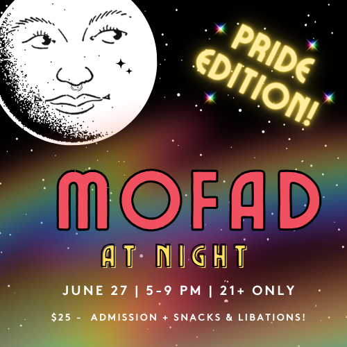 Museum of Food and Drink (@mofad) on Twitter photo MOFAD @ Night: PRIDE EDITION
✨ Dress in Drag For Free Entry ✨
Thursday 6/27 5pm - 9pm, 21+
Buy Tickets here: tinyurl.com/396fxau5
#pride #museums #foodisculture #nyc #queer #flavortheworld MOFAD @ Night: PRIDE EDITION
✨ Dress in Drag For Free Entry ✨
Thursday 6/27 5pm - 9pm, 21+
Buy Tickets here: tinyurl.com/396fxau5
#pride #museums #foodisculture #nyc #queer #flavortheworld