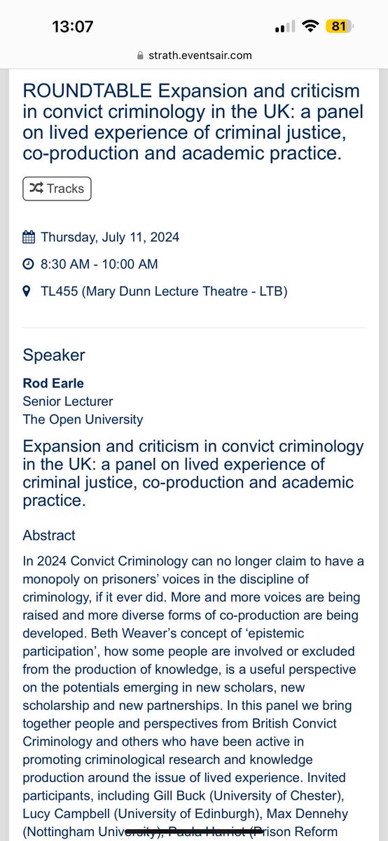 I heard a rumour this is the only 8:30am session on Thursday morning offering a full hot breakfast to all attending. Probably just a rumour. ⁦<a href="/BSCGlasgow/">BSC Glasgow</a>⁩